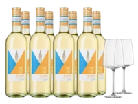 Vorteilspaket Della Torre Pinot Grigio8 Fl. Und Zwiesel Senses Fruchtig & Fein 2er Set 5 Vorteilspaket Della Torre Pinot Grigio8 Fl. Und Zwiesel Senses Fruchtig & Fein 2er Set – Bild 3