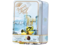 Vergani Bitterschokoladen Pralinengefüllt Mit Limoncello Likör-Cremefüllung, 100 G