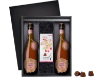 Rosarotes PrickelnRosé Frizzante & Himbeer-Trüffel 5 Rosarotes PrickelnRosé Frizzante & Himbeer-Trüffel – Bild 3